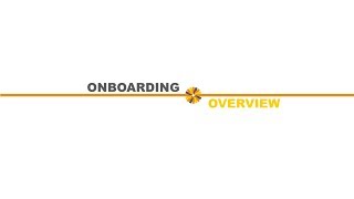 Onboarding Overview