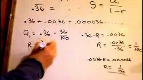 Repeating Decimal as Sum of Infinite Geometric Series.mov