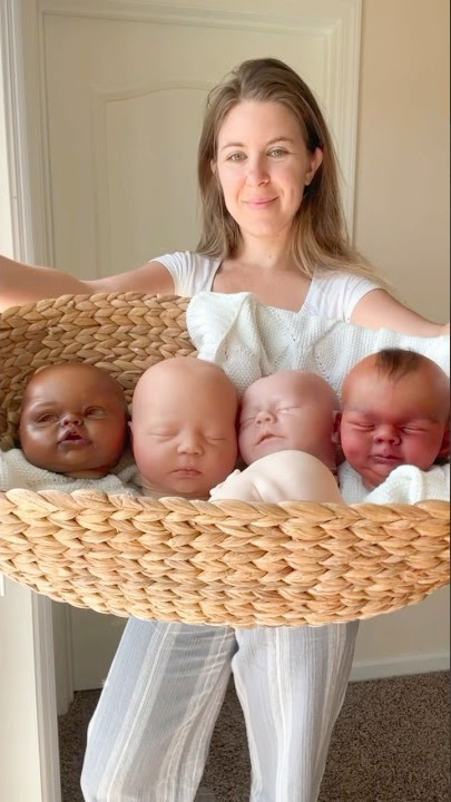 REBORN BABY DOLL HEADS EVERYWHERE!!!! 🫢 #rebornartist #rebornbaby #dolls #shorts