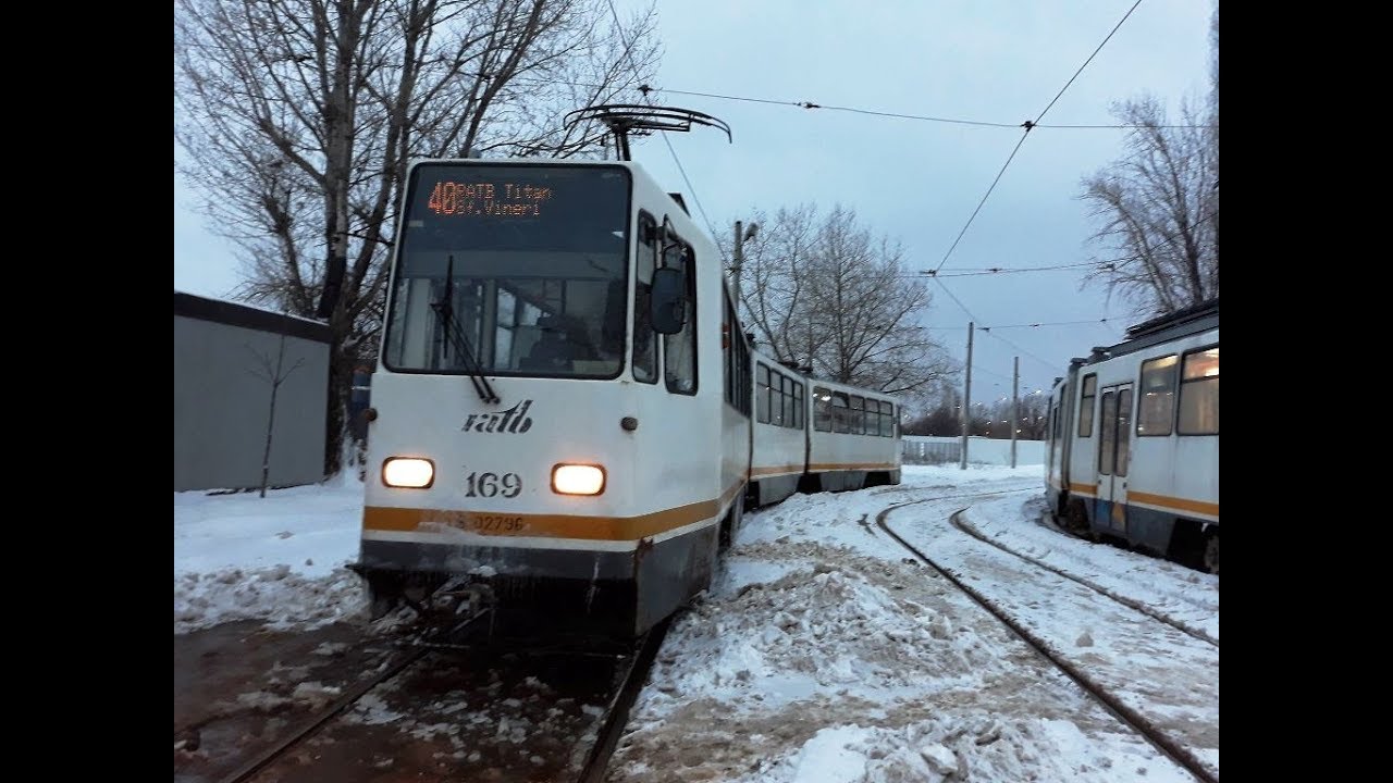 Cab view Linia 40 Depoul Titan Piata Sf. Vineri ( Bucuresti ) YouTube