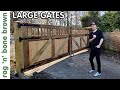 I Made Some Large Gates For A Driveway