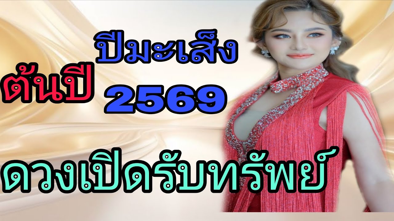 🕉 เปีดโชค เสรีมดวง 🕉 เตรียมตัวรับทรัพย์ ต้นปี  มะเส็ง 2569