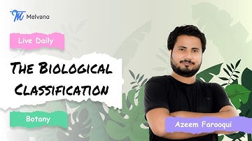 Melvano Live Class | The Biological Classification Lecture-2 | NEET | Biology | ICSE | CBSE | Boards