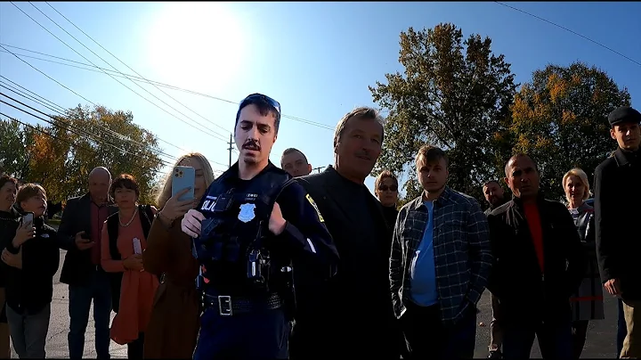 UPA / Stepan Bandera Monument Protest - Parma, OH
