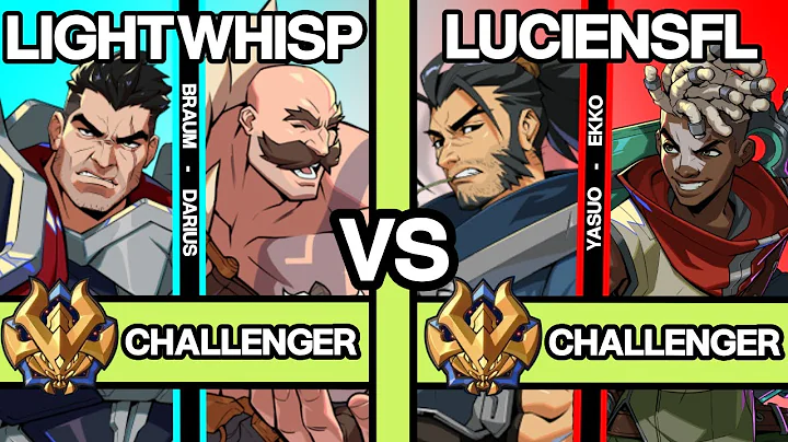 2XKO ▰ LIGHTWHISP (Braum-Darius) vs LUCIENSFL (Yasuo-Ekko) ▰ 2XKO Pro Replays