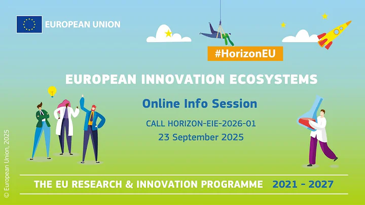 European Innovation Ecosystems Online Info Session September 23rd 2025