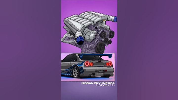 Skyline R34 meets 1GZ-FE V12 🔥