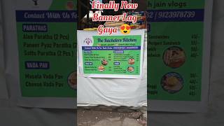 Finally New Banner laga diya 😍 #shorts #youtubeshorts #cloudkitchen #food #minivlog #vlog #trending