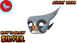 How To Draw Silver From Angry Birds | Drawing Animals screenshot 5