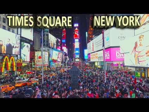 Times Square, New York - Day & Night 4K