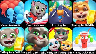 Talking Tom Gold Run,Count Master 3D,Running Pet,Talking Pet Gold Run,Tom Candy Run,Taking Tom.... screenshot 4