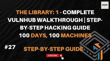 The Library: 1 - VulnHub Machine Walkthrough  #27