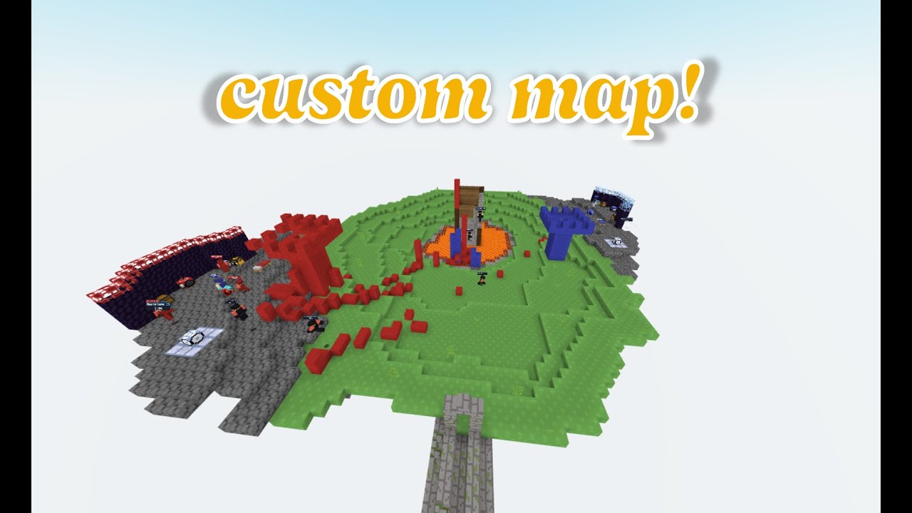 how to make CUSTOM bedwars map in bloxd.io! II tutorial II - YouTube