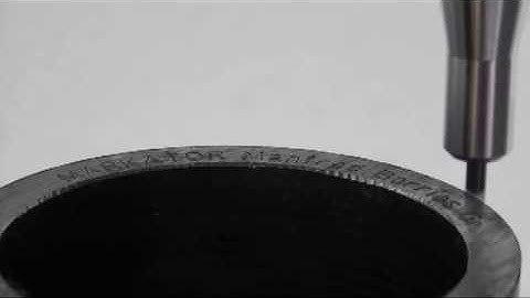 Funktionsweise Nadelmarkierung / Functionality of dot peen marking