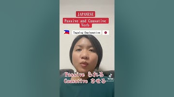 Japanese Passive and Causative Verbs | Isang Way Para Mas Madaling Maintindihan