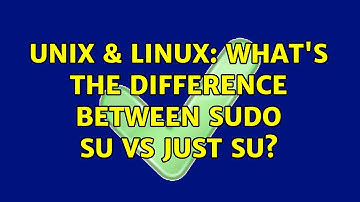 Unix & Linux: What