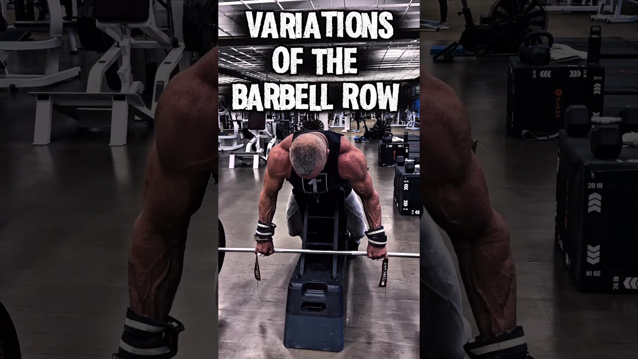 VARIATIONS OF THE BARBELL ROW FOR BACK THICKNESS #workout #motivation #muscle #workouttips #exercise