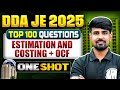 Estimation &amp; Costing In ONE SHOT | DDA JE Civil Engineering Classes | Estimation &amp; Costing DDA JE
