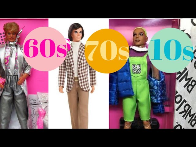 Ken Doll, Barbie Fashionistas, Brown Hair and Paisley Outfit
