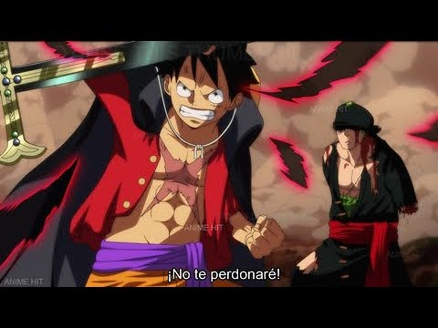 Reação de Luffy após presenciar a morte de Zoro, o primeiro membro dos Chapéus de Palha - One Piece