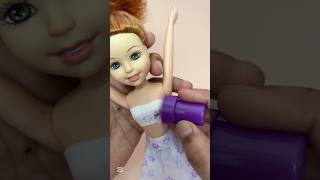 Let’s print a Barbie dress || easy Barbie doll dress Barbie hacks #barbie