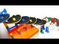 【Marble ASMR Movie Maker】　viewer warning A lot of black 3 【Cuboro キュボロ HABA ハバ くみくみスロープ】【Marble run】