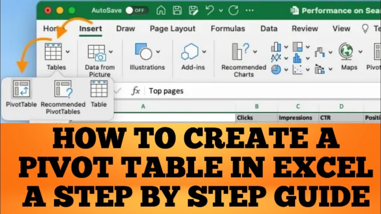 HOW TO CREATE A PIVOT TABLE IN EXCEL A STEP BY STEP GUIDE .👍 # ...