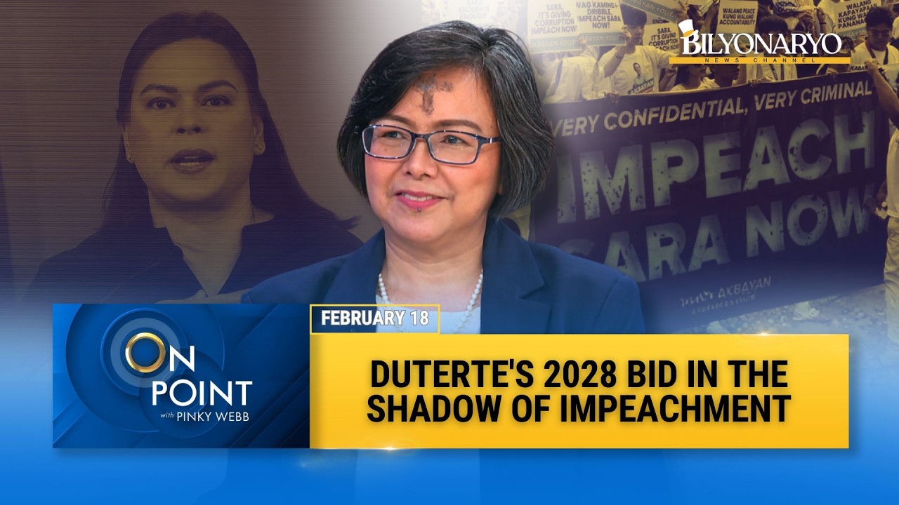 On Point: VP Sara Duterte’s 2028 bid in the shadow of impeachment | Gwen Grecia-De Vera