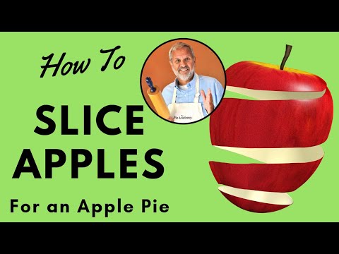 How to Slice Apples for an Apple Pie
