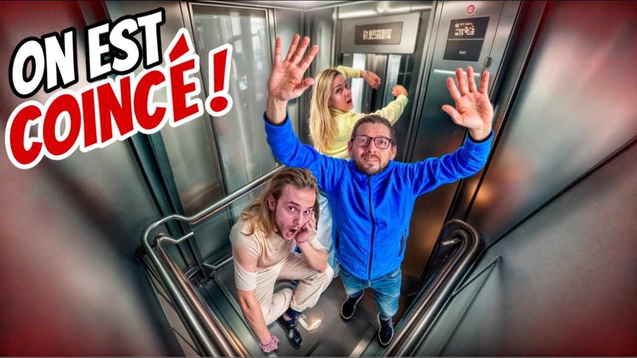 On reste enfermé dans un ascenseur ! C’est horrible !