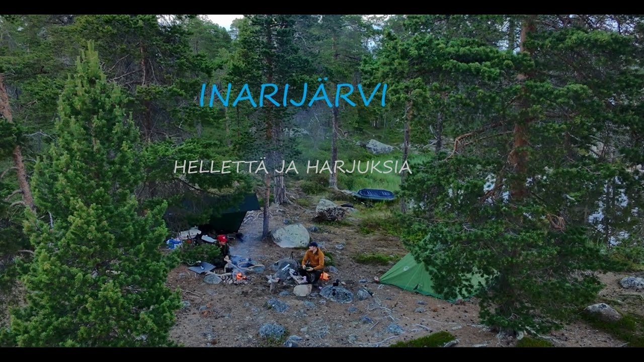 Inarijärvi. Hellettä ja harjuksia
