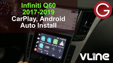 Add CarPlay Android Auto to Infiniti Q50 Q60 2017 2018 2019 OEM stereo | Install Guide VLine NISIT5