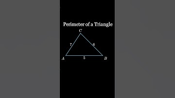 What is Perimeter Of Triangle? #math #geometry #education #shorts #physics #science #mathematics