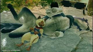 Buddy Handler Iori's Palico and Palamute Antics