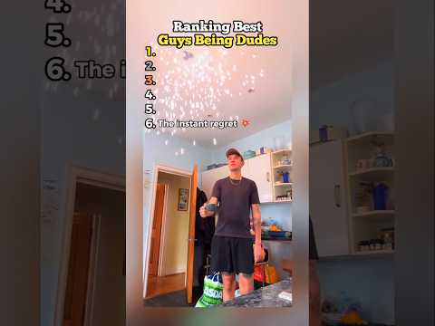 Ranking Guys Being Dudes Videos 😎 #tiktok #funny