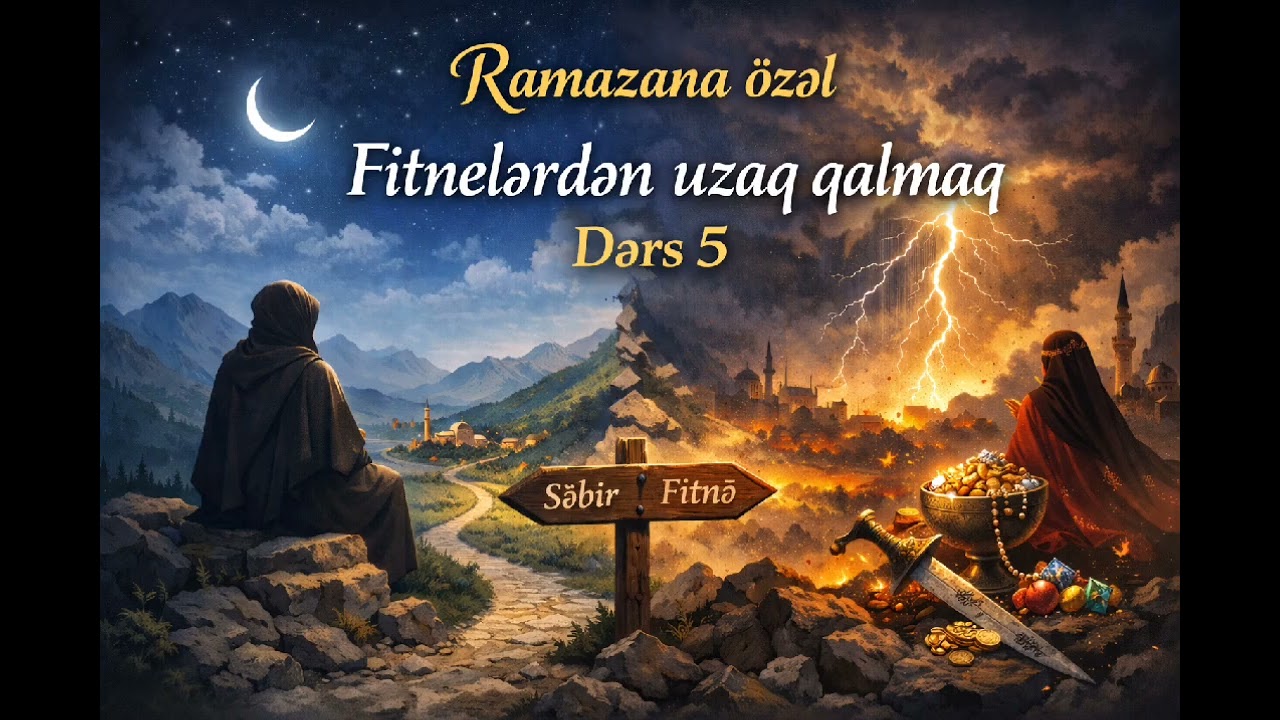 Salamat qalmaq fitnələrdən uzaq durmaqdadır||Ramazan dərsləri 5||Abu Hafsa 