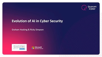 Evolution of AI in Cyber Security | ODFP316