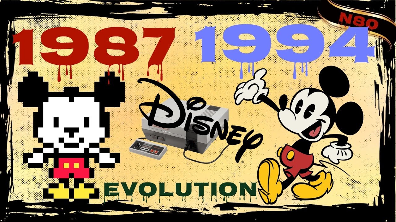 Evolution  of Disney Games for NES // Famicom