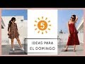 5 ideas para looks de Domingo ✨🍿🍷🍽🎸🎬