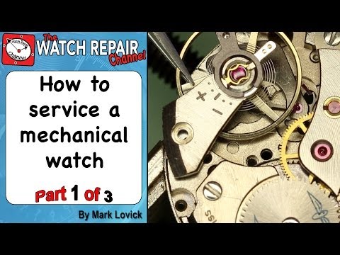 Video: How To Repair A Mechanical Watch