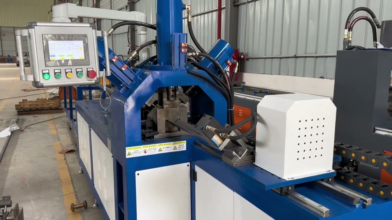 Automatic Aluminum Profile Processing: CNC Punching & Cutting Solution#