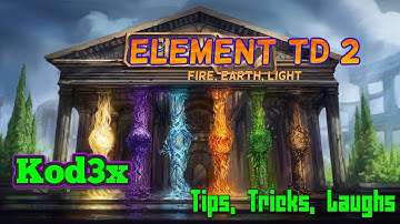Element TD 2 Very Hard Temple Turbo Mode - Earth, Fire, Light