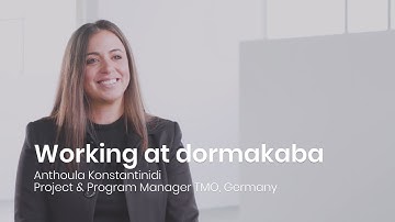 Working at dormakaba: Anthoula Konstantinidi, Project & Program Manager TMO