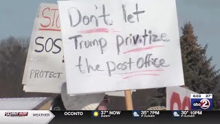 USPS workers and advocates hold protest over privatization