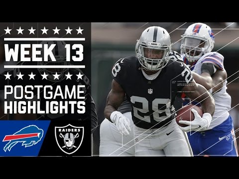 Bills vs. Raiders | NFL Week 13 Game Highlights