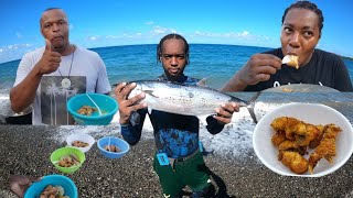 EPIC LINK UP W/@Colaz Smith TV N IS TEAM WE COOK SWEET CORN DUMPLING & FRENCH FRY SPANISH MACKEREL