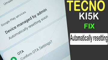 Tecno KI5K How to fix Device Managed by Admin on Tecno Spark 10C step by step 100% Done