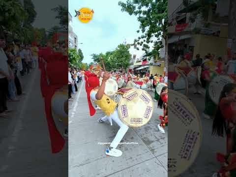 ठोक - काम | गजवक्र ध्वज पथक | #shorts #गजवक्र #dholtasha #nagpur  #ganpati #dhol