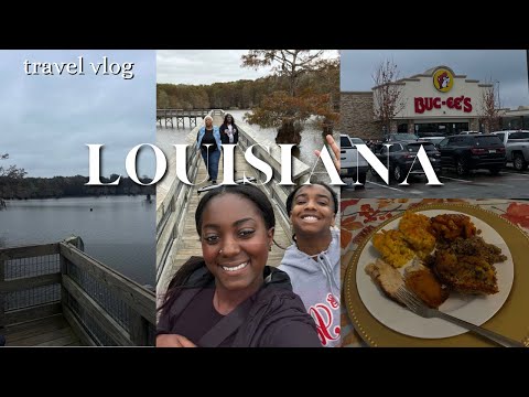 ⚜️Louisiana Vlog | family road trip, carpool karaoke, early Thanksgiving 🦃