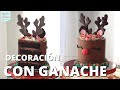 🤎Decoración con GANACHE🤎Todo Chocolate| **Reno Navideño**| Natalia Salazar